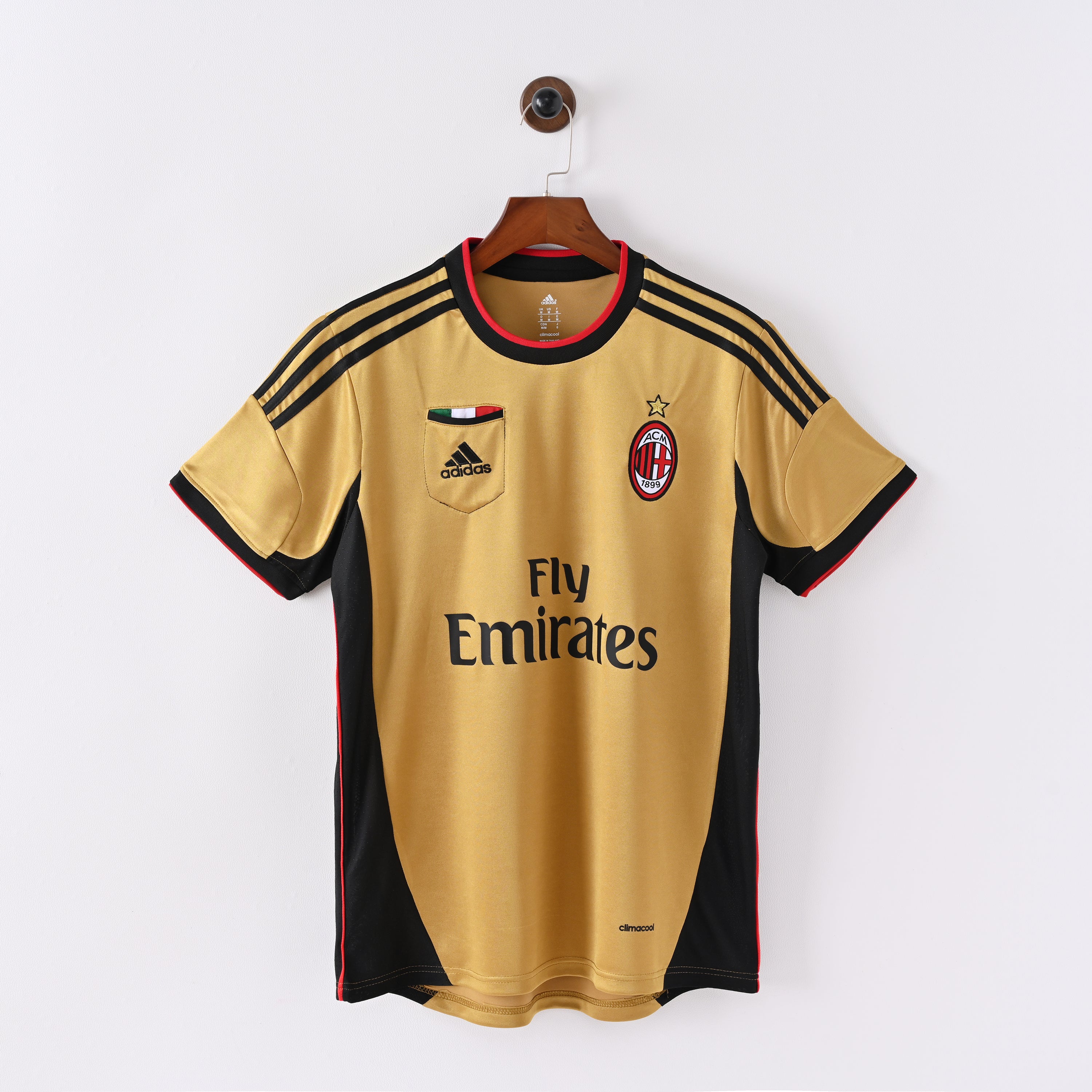 Milan Retro Gold shirt