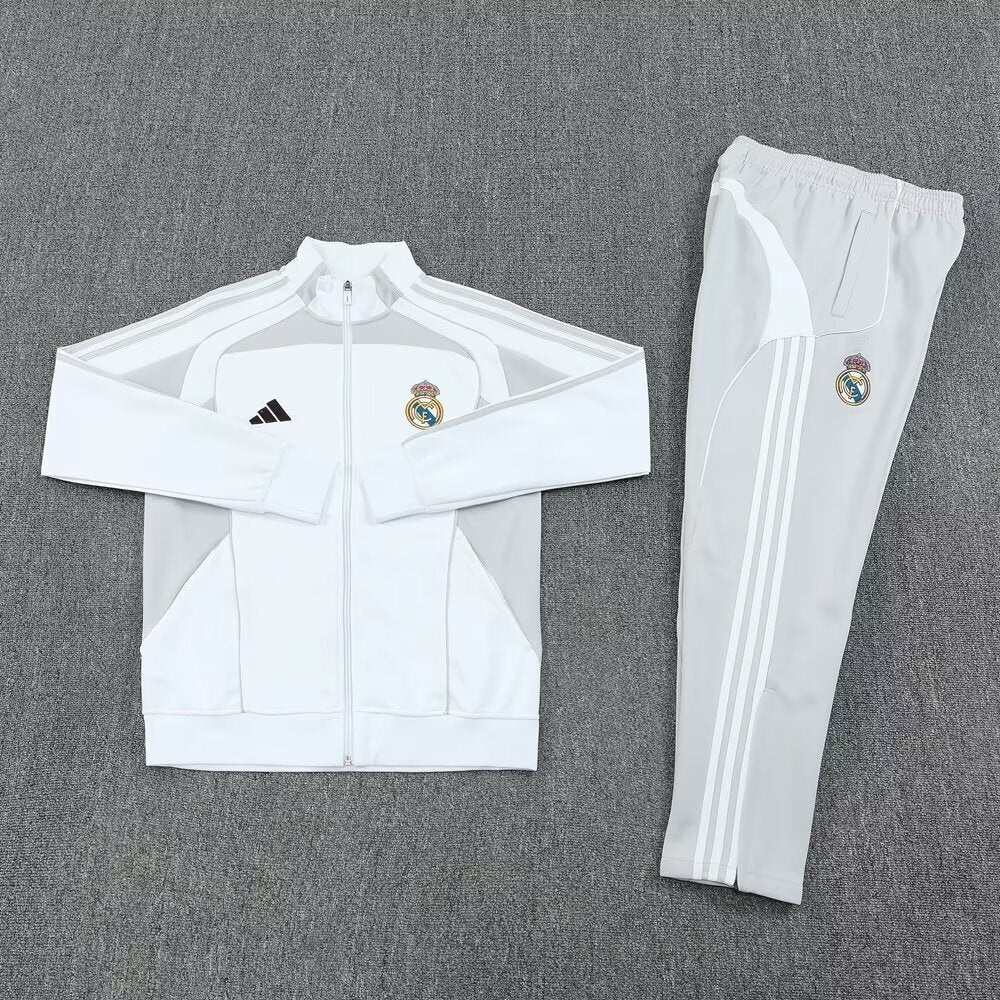 Real madrid tracksuit full zip 25/26