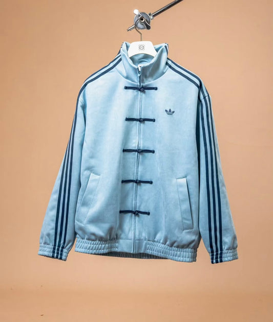 chinese light blue jacket